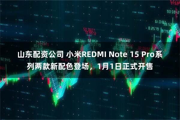 山东配资公司 小米REDMI Note 15 Pro系列两款新配色登场，1月1日正式开售